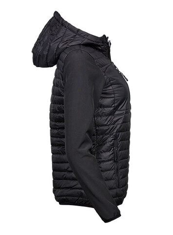 Hooded Crossover Jakke, dame-Sort