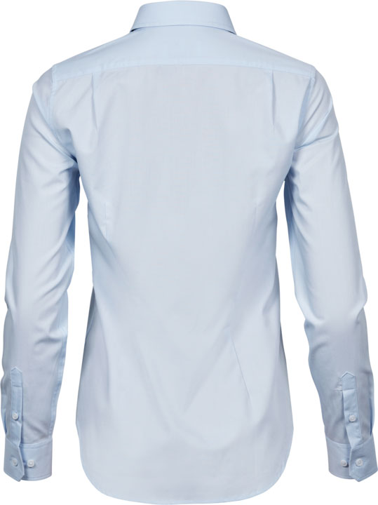 TEE JAYS Stretch Luxury Skjorte, dame-Lyseblå