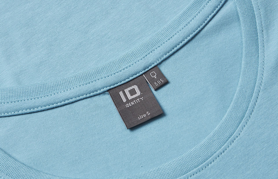 ID Stretch T-shirt komfort, dame-Støvet grøn