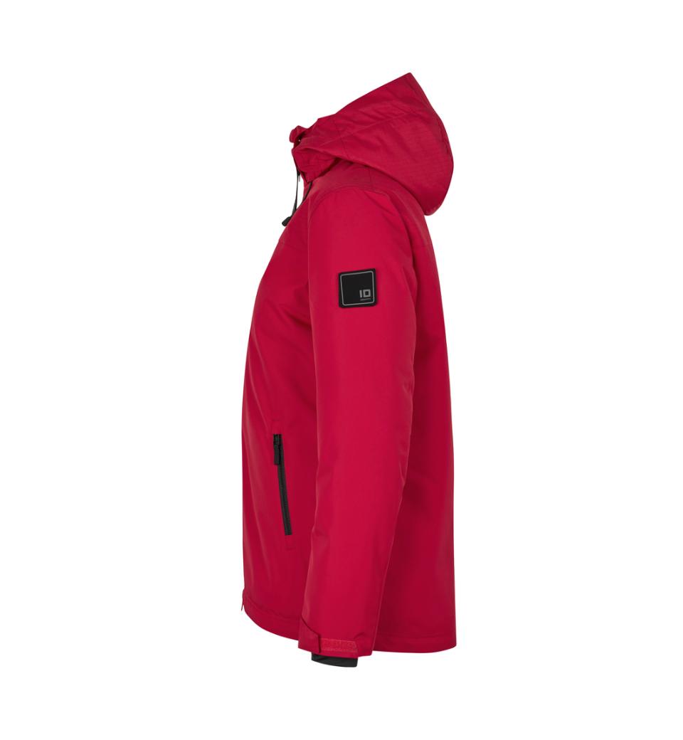 ID Hooded vinterjakke, dame - 100% rPet-Rød