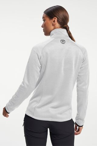 TENSON TXlite Midlayer Zip, Dame-Grå melange