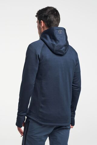 TENSON TXlite Midlayer Hoodie Zip, Herre-Blå
