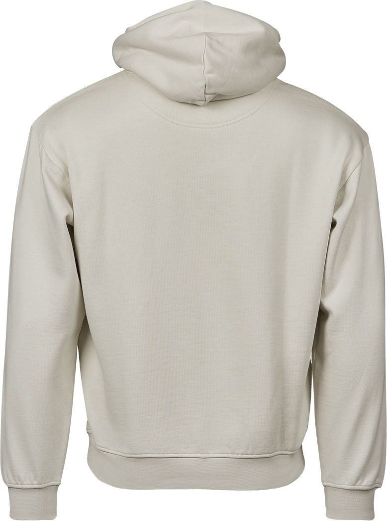 TEE JAYS Urban Heavy Loose Fit Hooded Sweatshirt - Økologisk Bomuld-Creme