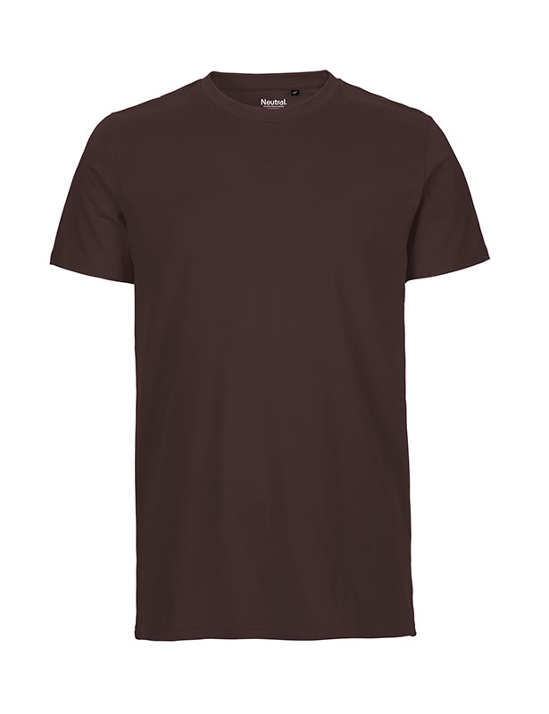 NEUTRAL Fit T-shirt, 100% Økologisk Fairtrade Bomuld-Brun