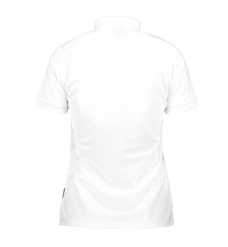 GEYSER Functional polo shirt, dame-Hvid
