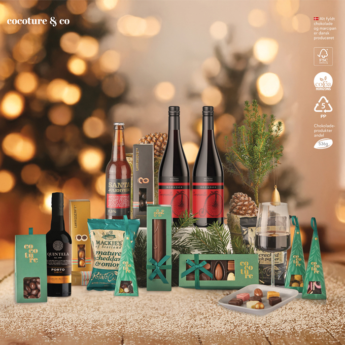 Merry Christmas with port - XL Gaveæske-