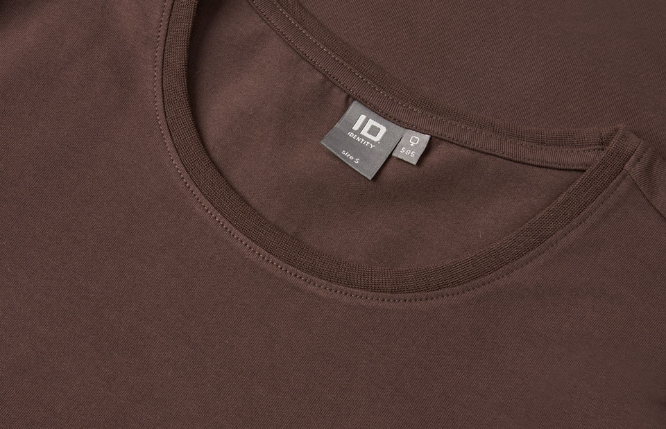 ID Stretch T-shirt komfort, dame-Mocca