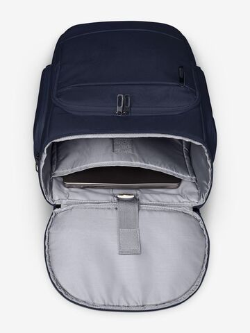 HALFAR Notebook backpack SOLID - rPet-Marineblå