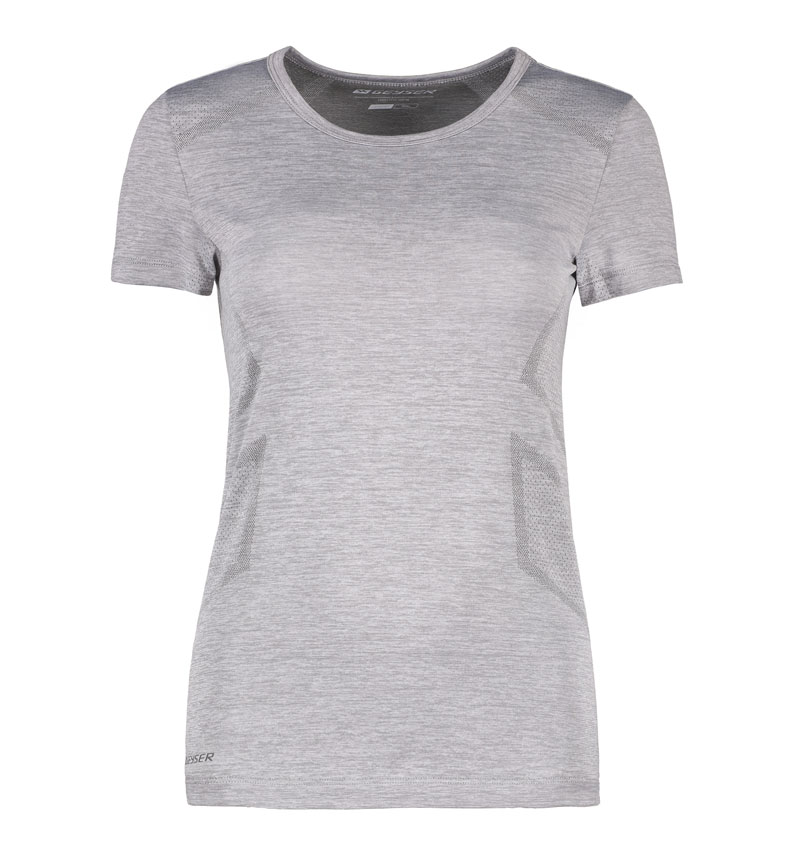 GEYSER seamless s/s T-shirt, dame-Grå