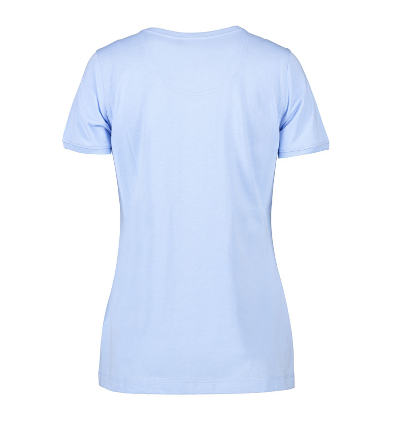 ID PRO wear CARE V-hals T-shirt, dame-Lyseblå