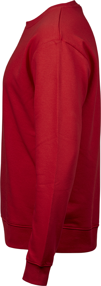 LABELFREE Power Sweatshirt , Tee Jays - Økologisk Bomuld-Rød