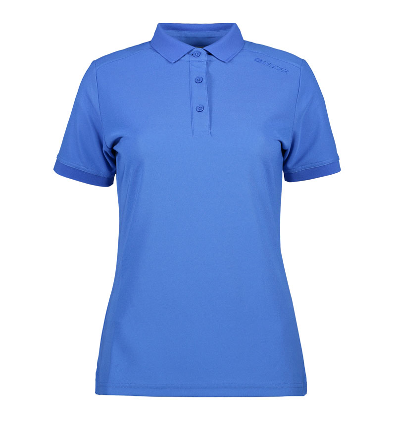 GEYSER Functional polo shirt, dame-Azur