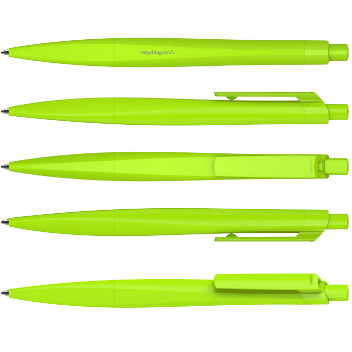 KLIO Shape Kuglepen, rPet-Lime