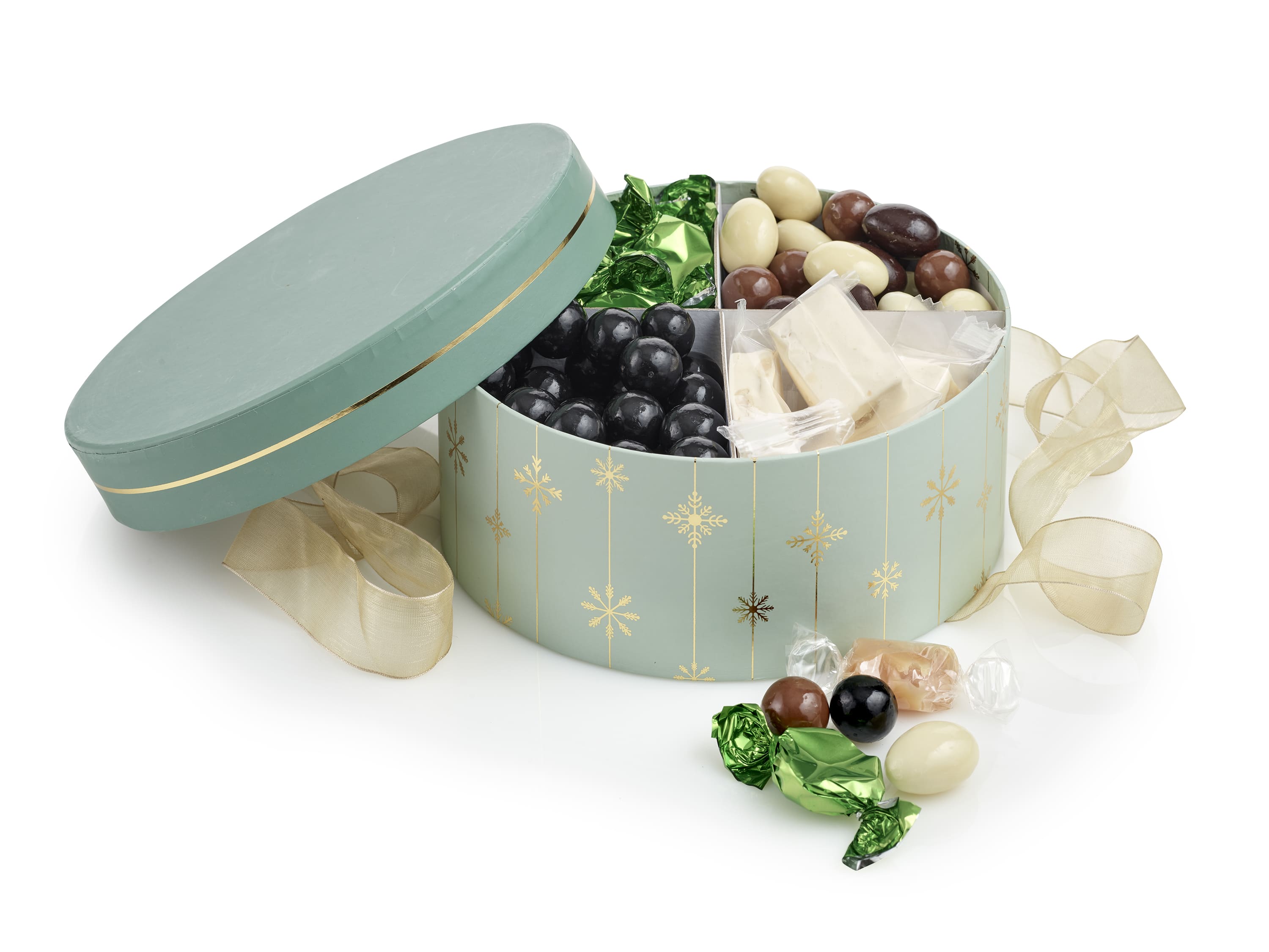 Hatteæske med Familiemix, 900 g.