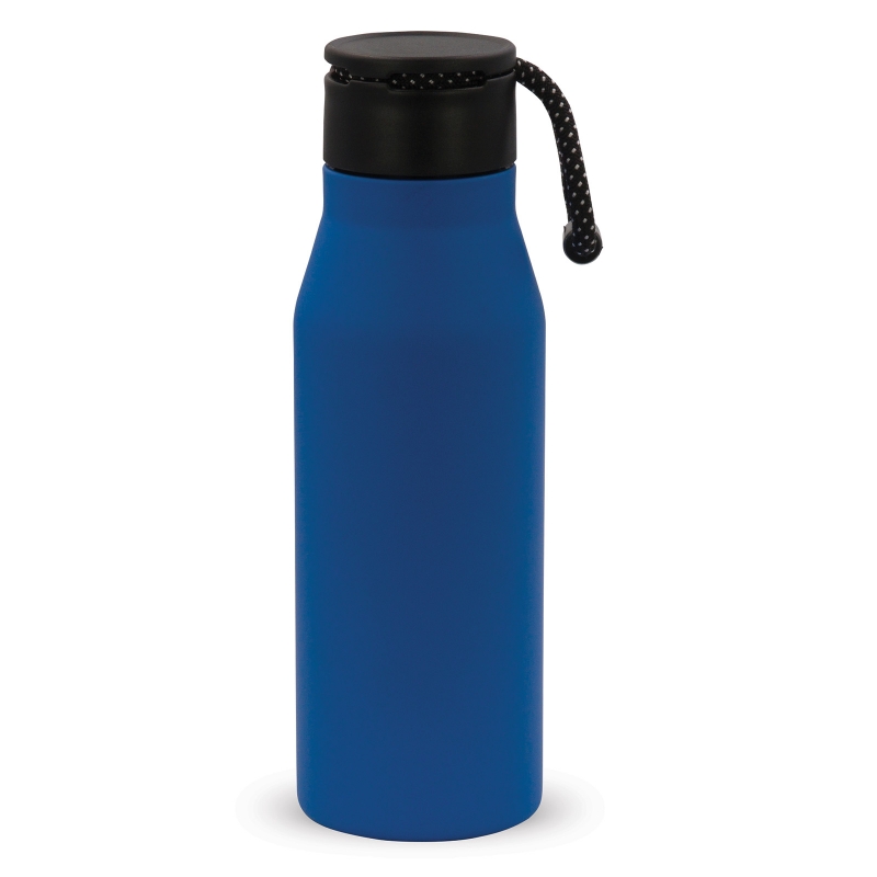 Termoflaske med reb-Blå