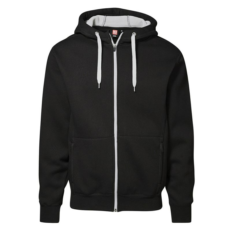 ID Bonded Cardigan-Sort