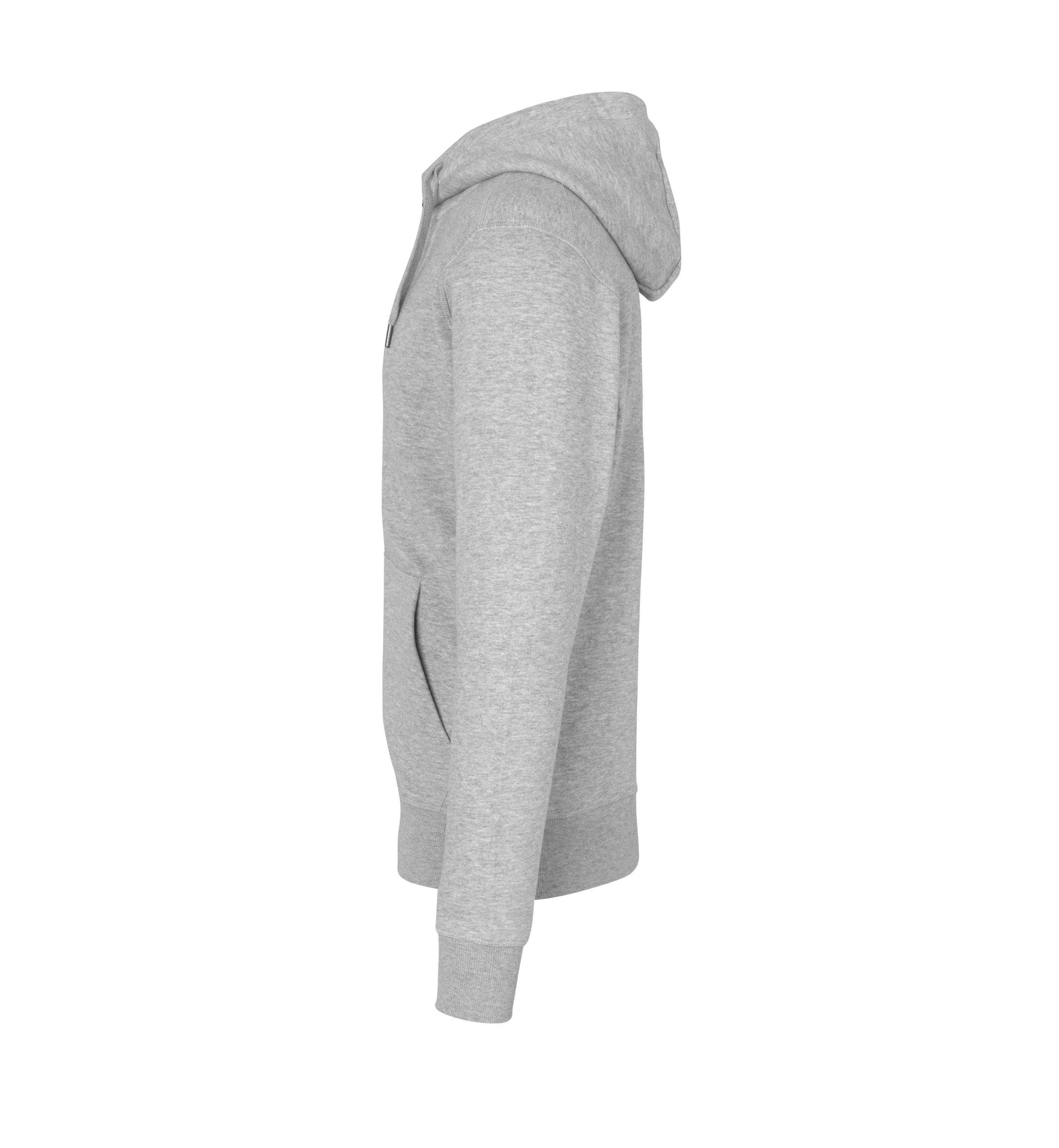 ID Core Full Zip Hoodie-Grå melange