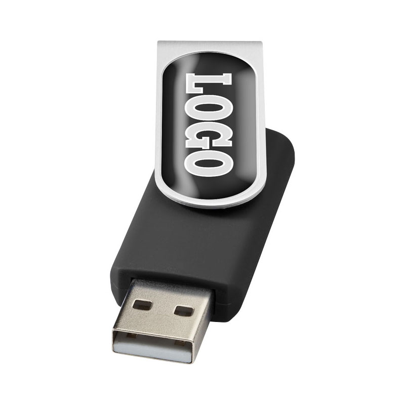 Rotate Doming USB 2GB-Sort