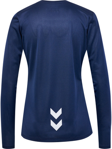 HUMMEL Langærmet T-shirt, dame - 100% rPet-Navy