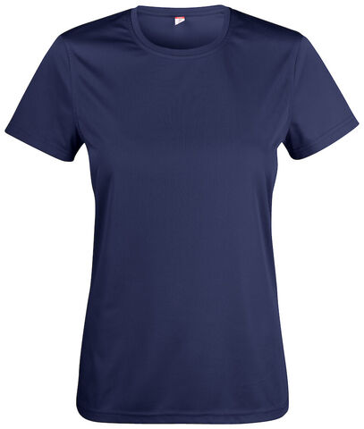 CLIQUE Basic Active-T, Dame, Spun Dyed-Navy