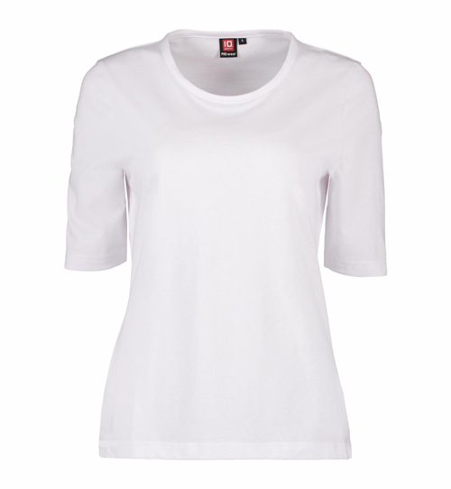 ID PRO Wear T-shirt ½-ærmet, dame-Hvid