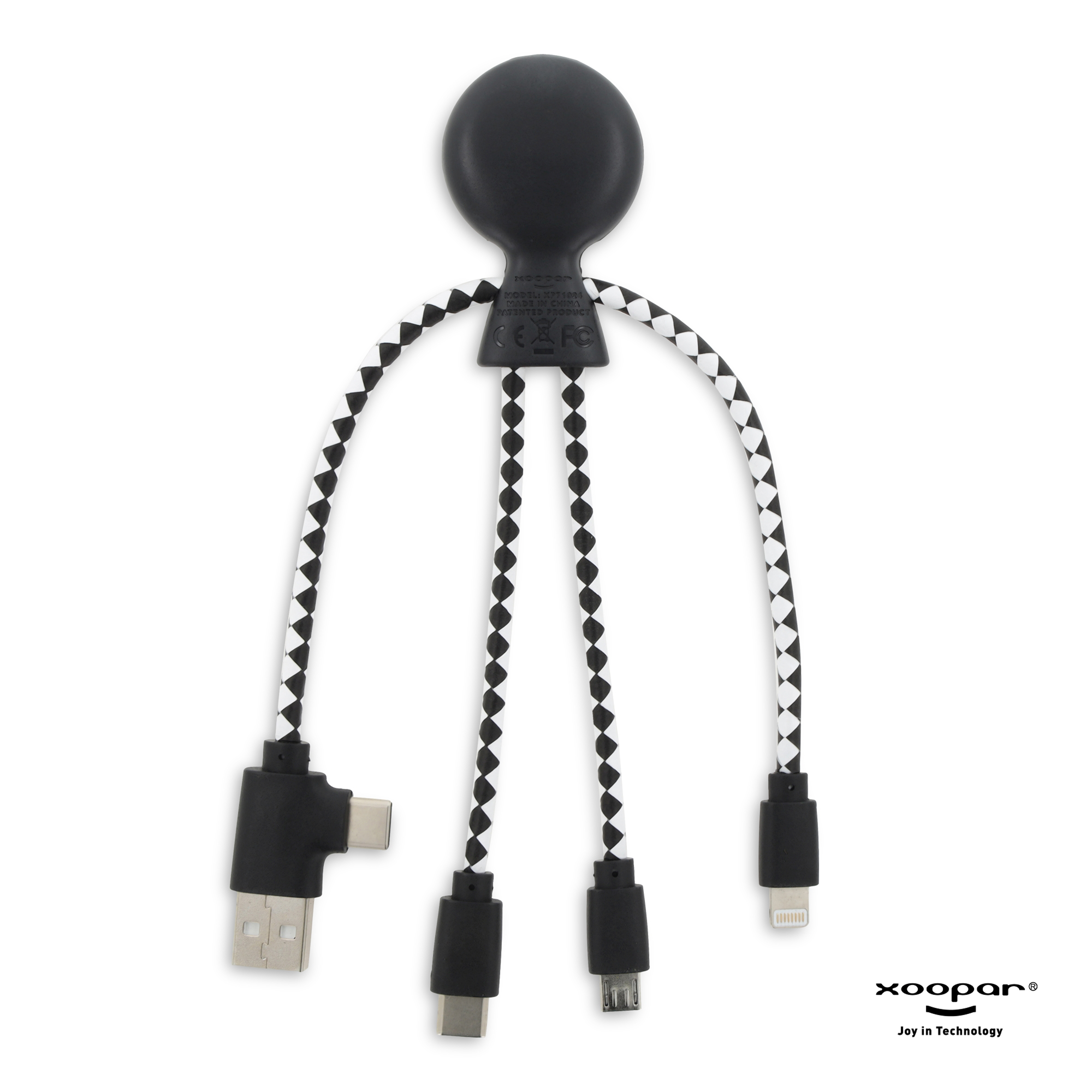 Xoopar Mr. Bio Charging cable - rPet-Sort