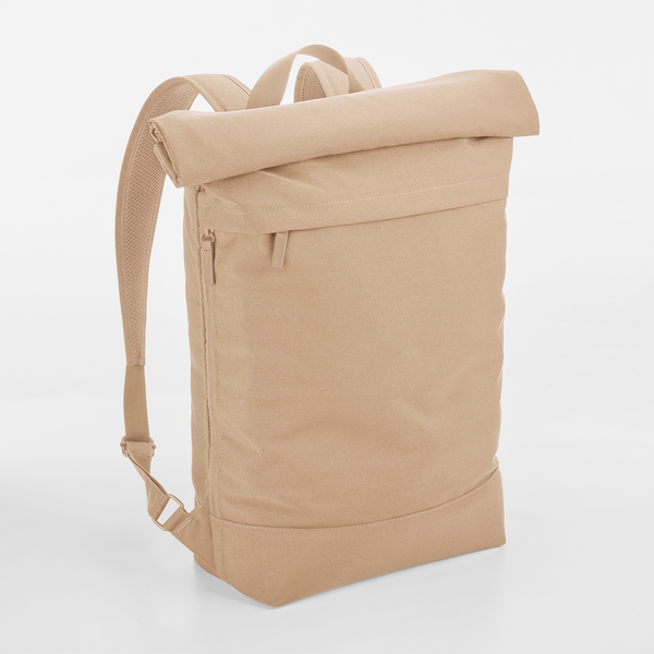 Simplicity Roll-Top Rygsæk - 100 % genanvendt 600D polyester-Creme