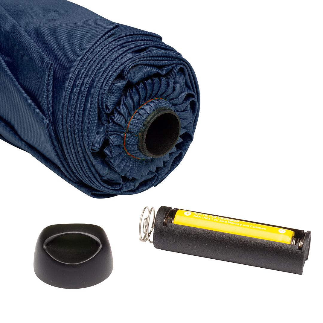 Oversize Taskeparaply FARE® med Led-Lys Skylight®-Navy