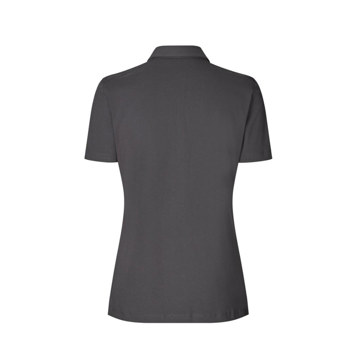 SEVEN SEAS Polo Shirt organic, Dame-Silver grey