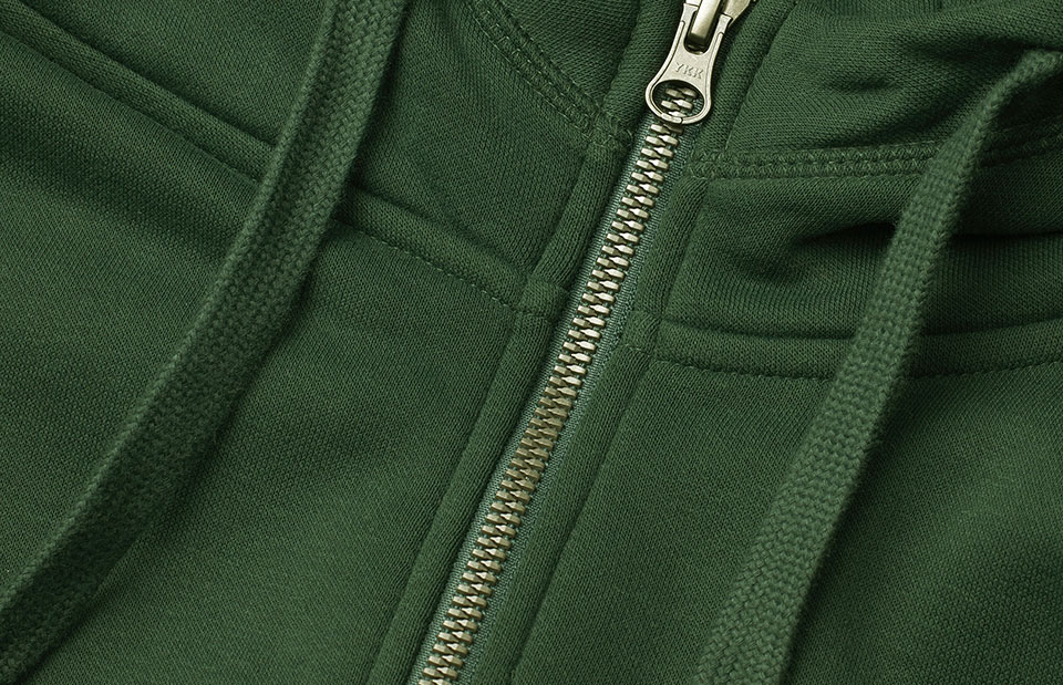 ID Core Full Zip Hoodie-Grøn