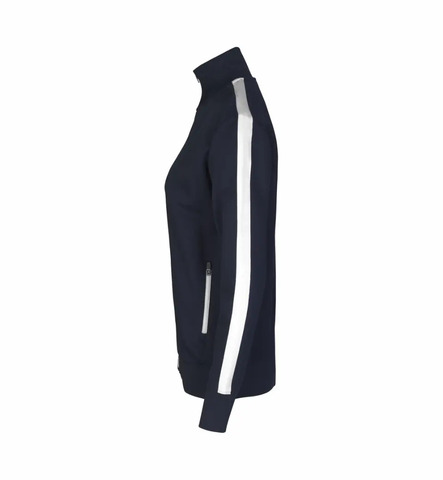 ID Cardigan Dame - Kontraststrib