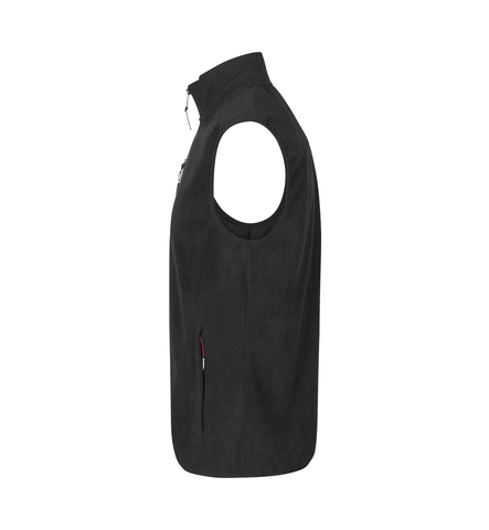 ID Bonded fleecevest, Herre-Sort