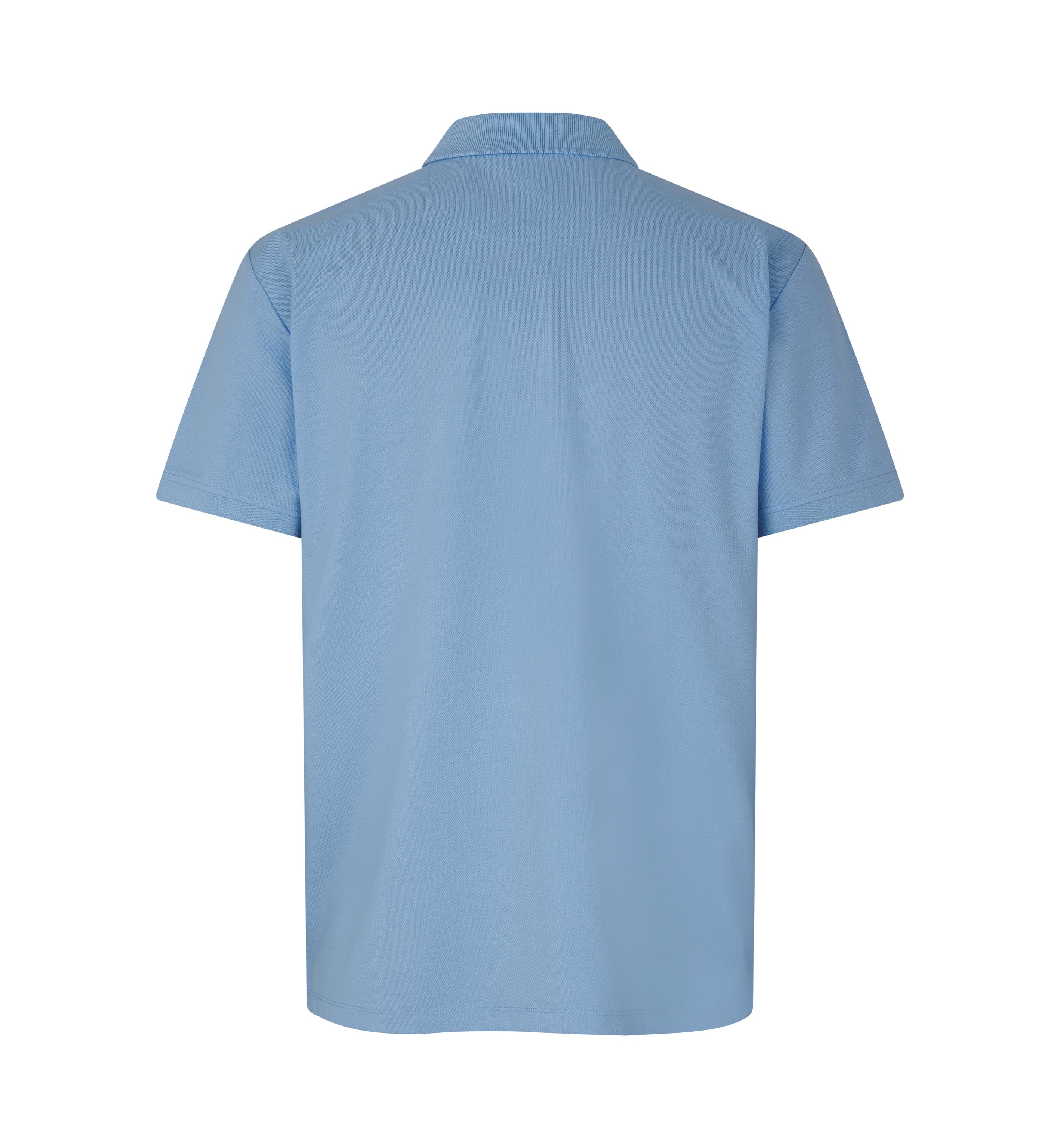 ID PRO Wear CARE poloshirt I klassisk, herre - Genbrugs bomuld-Lyseblå