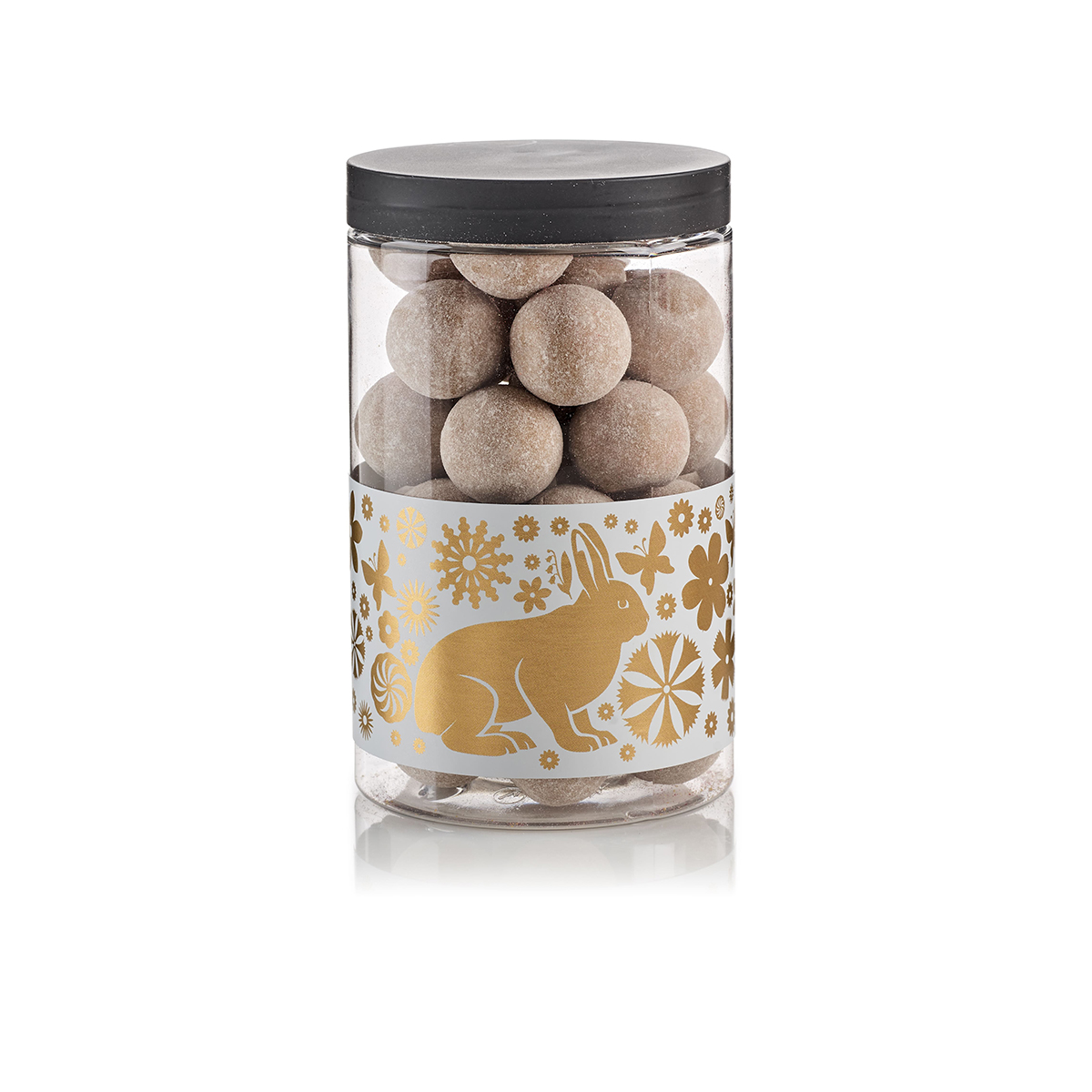 Stor Guldhare bøtte med forskellige smagsvarianter-Lakrids Karamel