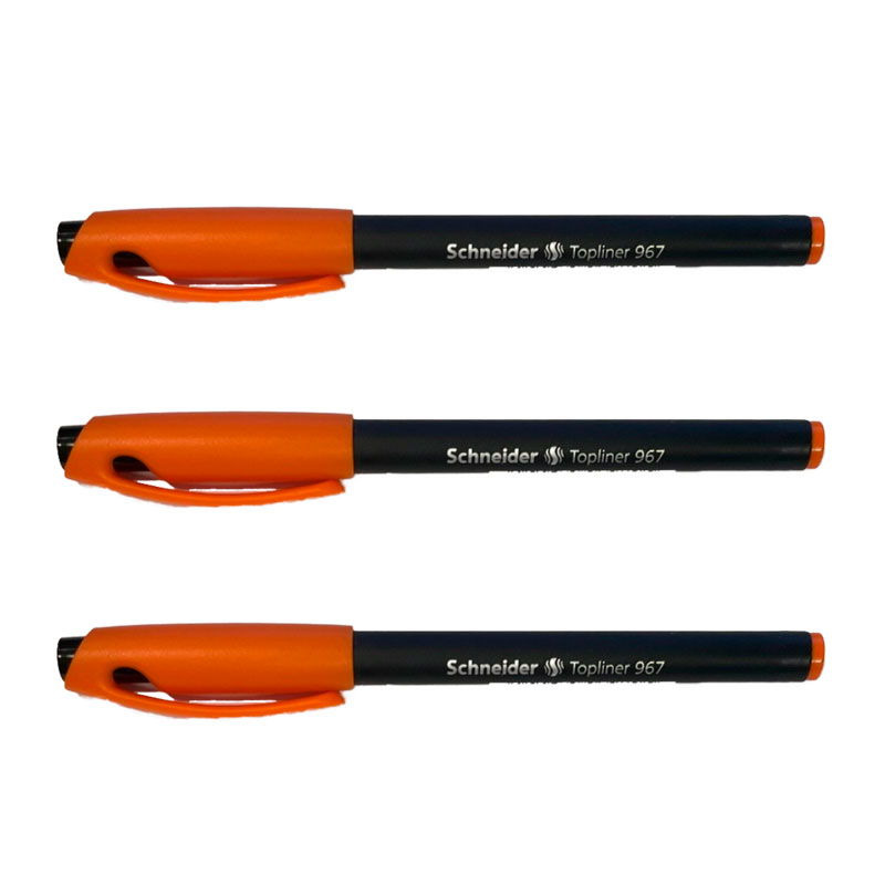 SCHNEIDER Fineliner Topliner 967 - Recycling-Orange