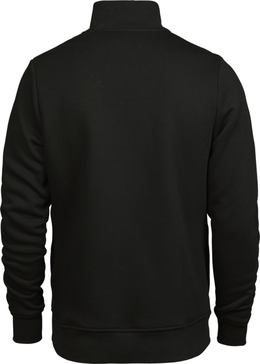 TEE JAYS Sweatshirt med kort lynlås-Sort