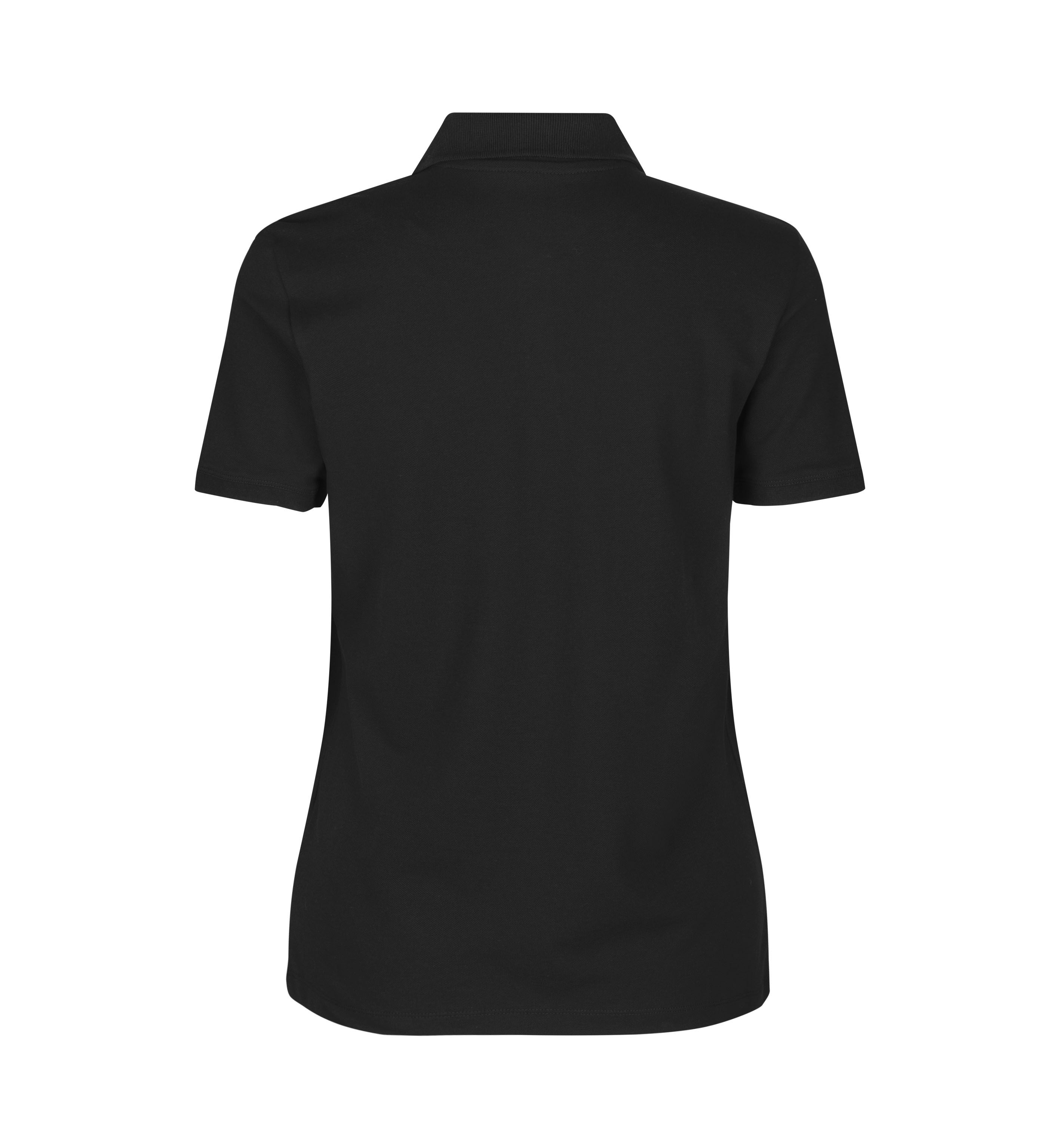 ID Økologisk poloshirt, dame-Sort