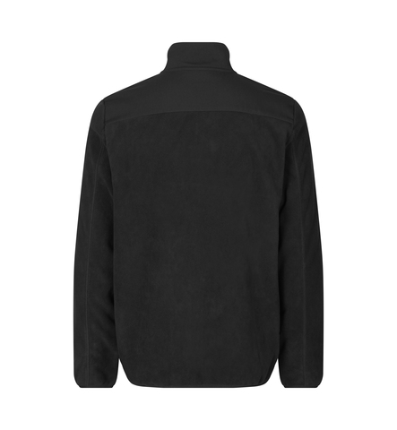 ID Bonded fleecejakke, Herre-Sort