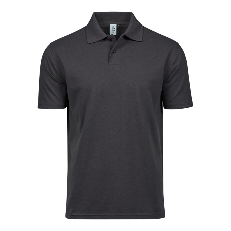 TEE JAYS Power Polo - Økologisk, herre-Grå