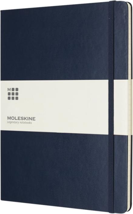 MOLESKINE Classic XL hardcover notesbog - linjeret - Certificeret Papir-Navy