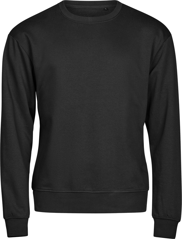 LABELFREE Power Sweatshirt , Tee Jays - Økologisk Bomuld-Sort