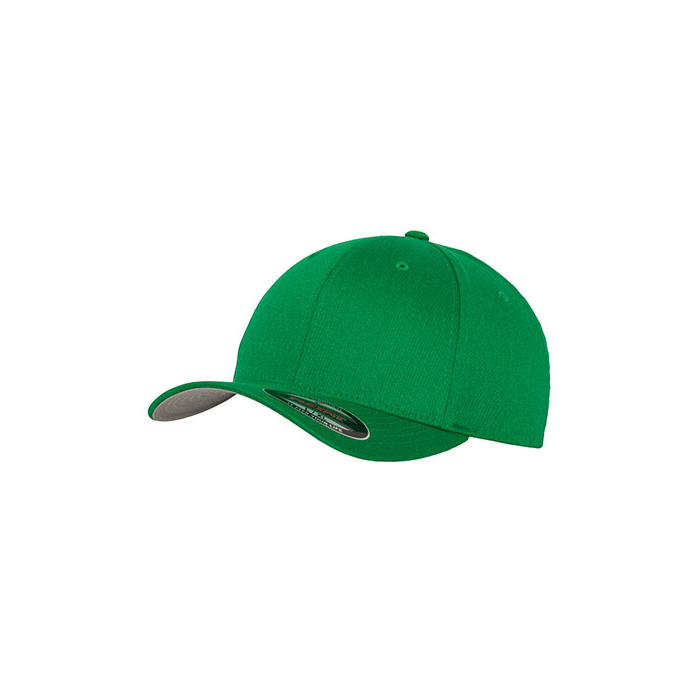 FlexFit - Wooly Combed Cap-Pepper green