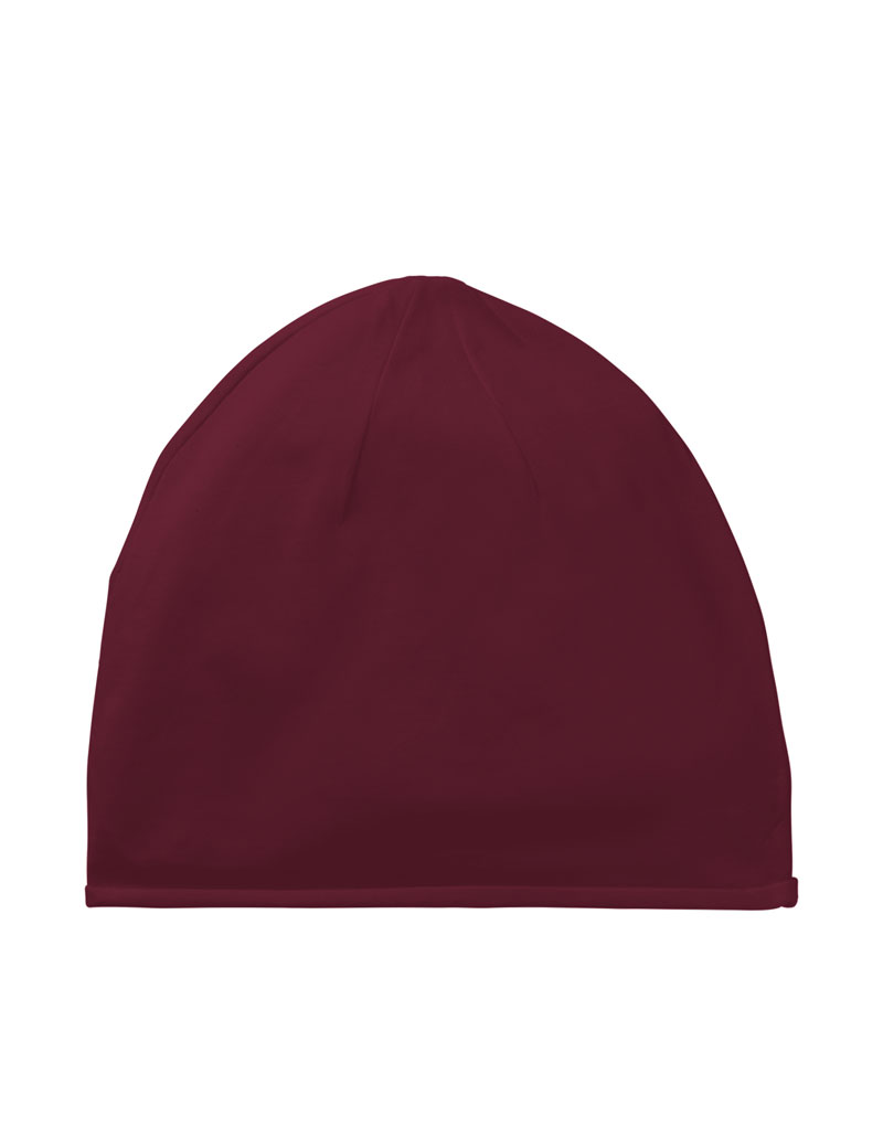 NEUTRAL Jersey Hat, 100% Økologisk Fairtrade Bomulds-Bordeaux Rød