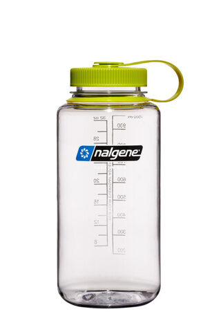 NALGENE Drikkeflaske, 1 Ltr. - 50% rPet 32 oz (bred åbning) - Klar