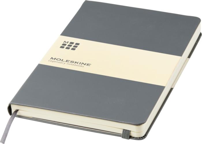 MOLESKINE Classic L hardcover Linieret - Certificeret Papir-Grå