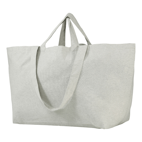 Ekstra Stor Shopper - Recycled Bomuld/Polyester Mix - Lysegrå