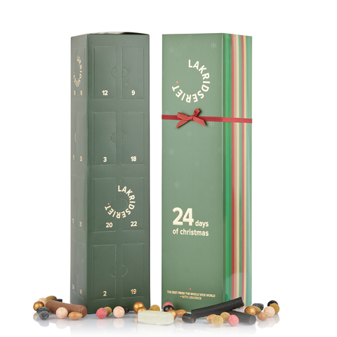 Lakridseriet julekalender 500 g-Grøn