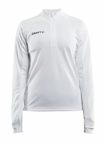 CRAFT Evolve Halfzip, dame - rPet-Hvid