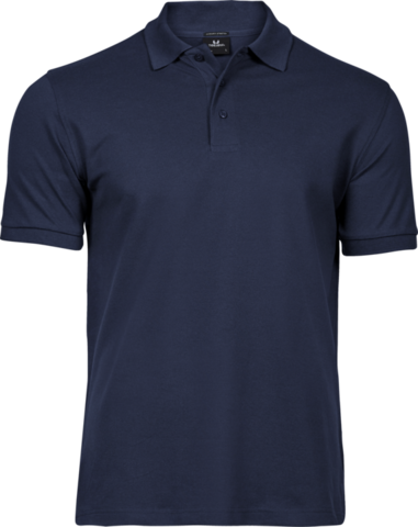 TEE JAYS Luxury Stretch Polo, Økologisk, herre-Denim