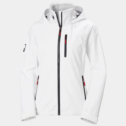HELLY HANSEN Crew Hooded Jakke, dame - Hvid
